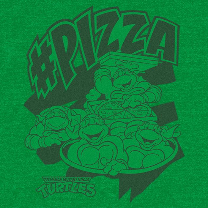 Fifth Sun Men's Teenage Mutant Ninja Turtles Hashtag Pizza Group Shot T-Shirt