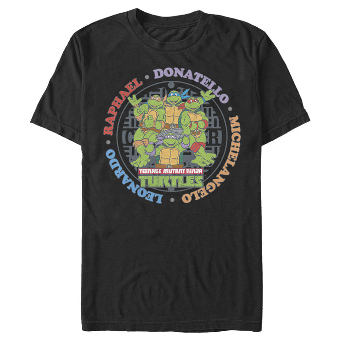Fifth Sun Men's Teenage Mutant Ninja Turtles Hero Circle T-Shirt