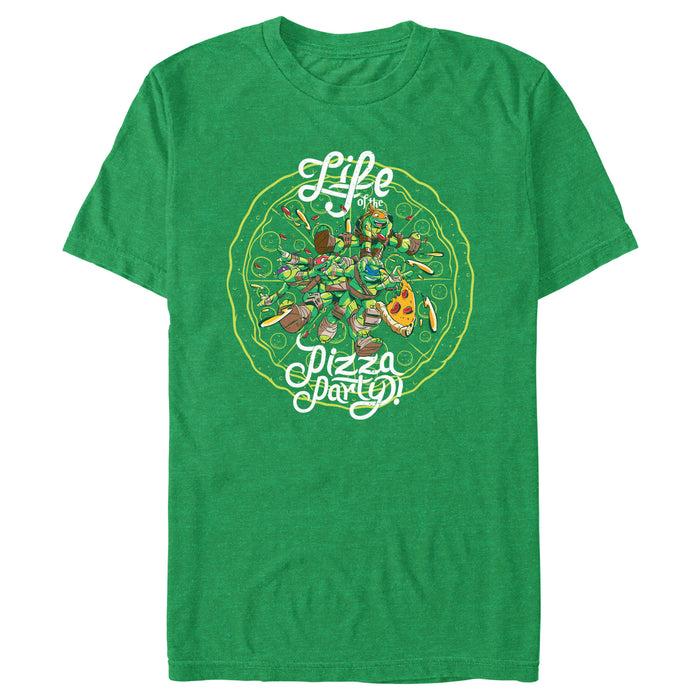 fifth sun Men's Teenage Mutant Ninja Turtles Life of the Pizza Party T-Shirt