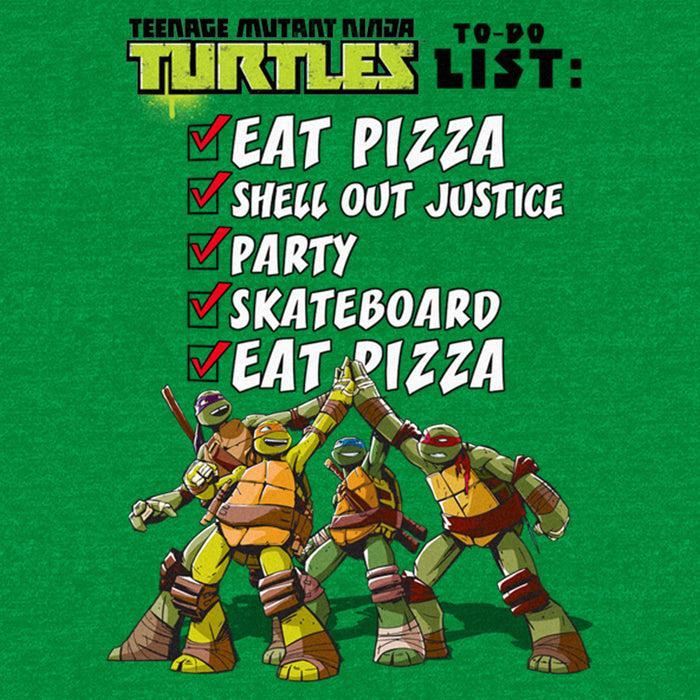 Fifth Sun Men's Teenage Mutant Ninja Turtles To-Do List Eat Pizza T-Shirt