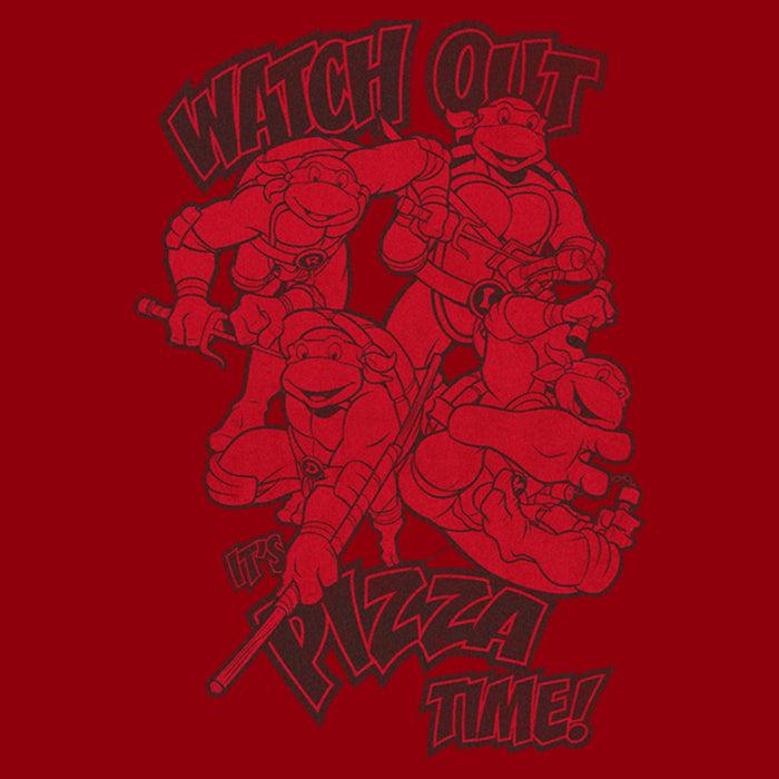 Fifth Sun Men's Teenage Mutant Ninja Turtles Watch Out It's Pizza Time T-Shirt