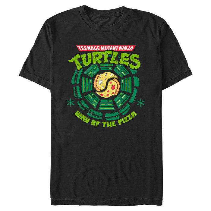 fifth sun Men's Teenage Mutant Ninja Turtles Way of the Pizza Shell T-Shirt