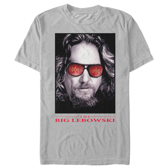 fifth sun Men's The Big Lebowski The Dude Sunglasses Poster T-Shirt