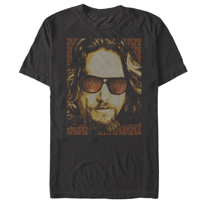 fifth sun Men's The Big Lebowski The Dude Text Poster T-Shirt