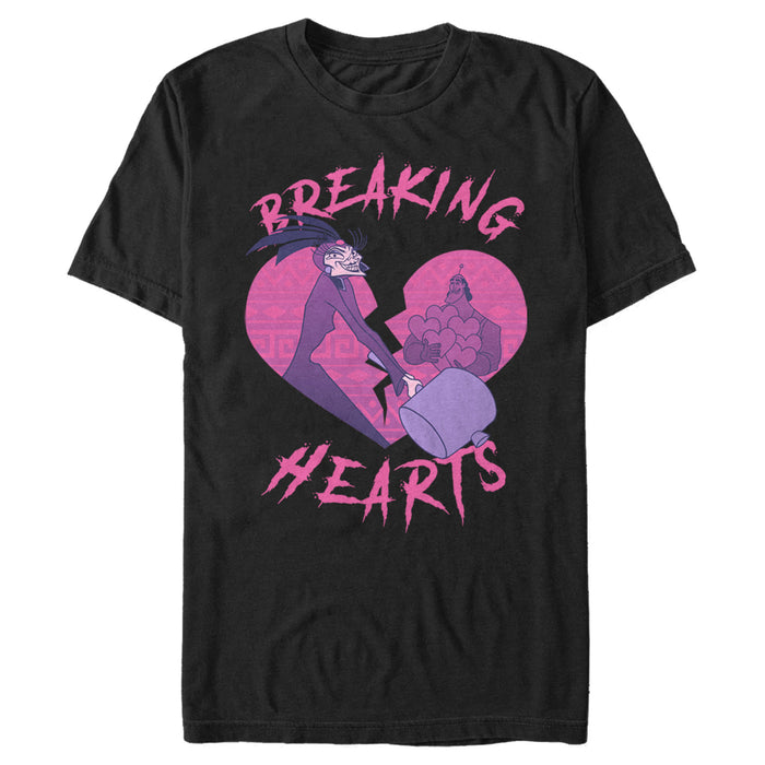 fifth sun Men's The Emperor's New Groove Valentine's Day Yzma Breaking Hearts T-Shirt