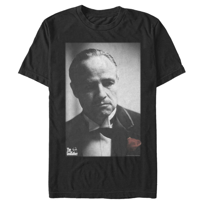 fifth sun Men's The Godfather Don Corleone Portrait T-Shirt
