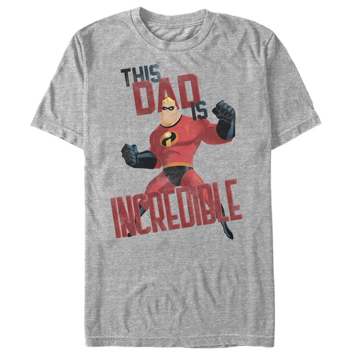 fifth sun Men's The Incredibles This Dad is Incredible T-Shirt