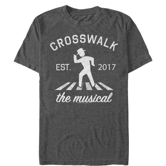 fifth sun Men's The Late Late Show with James Corden Crosswalk the Musical T-Shirt