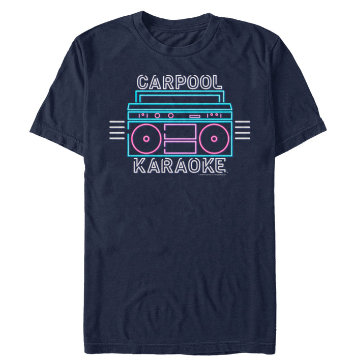 fifth sun Men's The Late Late Show with James Corden Retro Carpool Boombox T-Shirt