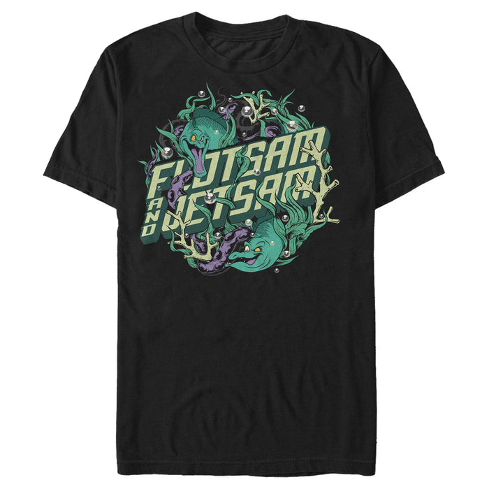 fifth sun Men's The Little Mermaid Flotsam & Jetsam T-Shirt