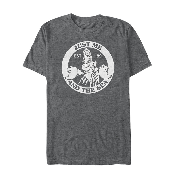 fifth sun Men's The Little Mermaid Sebastian Human World T-Shirt