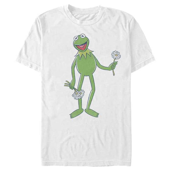 Fifth Sun Men's The Muppets Kermit Flower Bouquet T-Shirt
