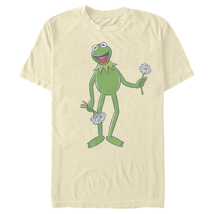 Fifth Sun Men's The Muppets Kermit Flower Bouquet T-Shirt