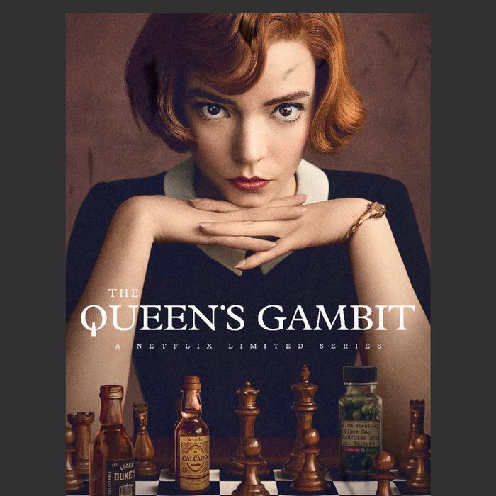 Fifth Sun Men's The Queen's Gambit Beth Harmon Poster T-Shirt