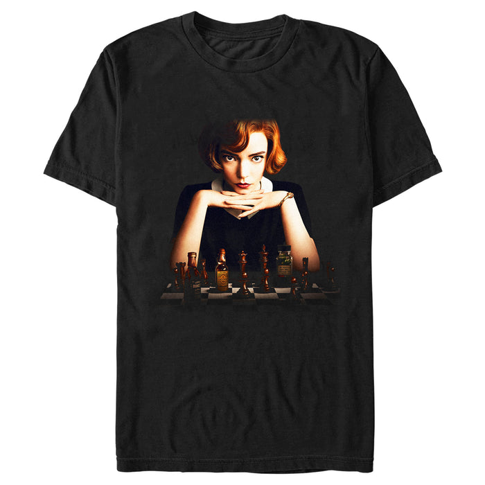 fifth sun Men's The Queen's Gambit Beth Staring T-Shirt