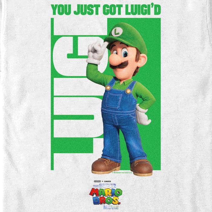 Fifth Sun Men's The Super Mario Bros. Movie Luigi You Just Got Luigi'd T-Shirt
