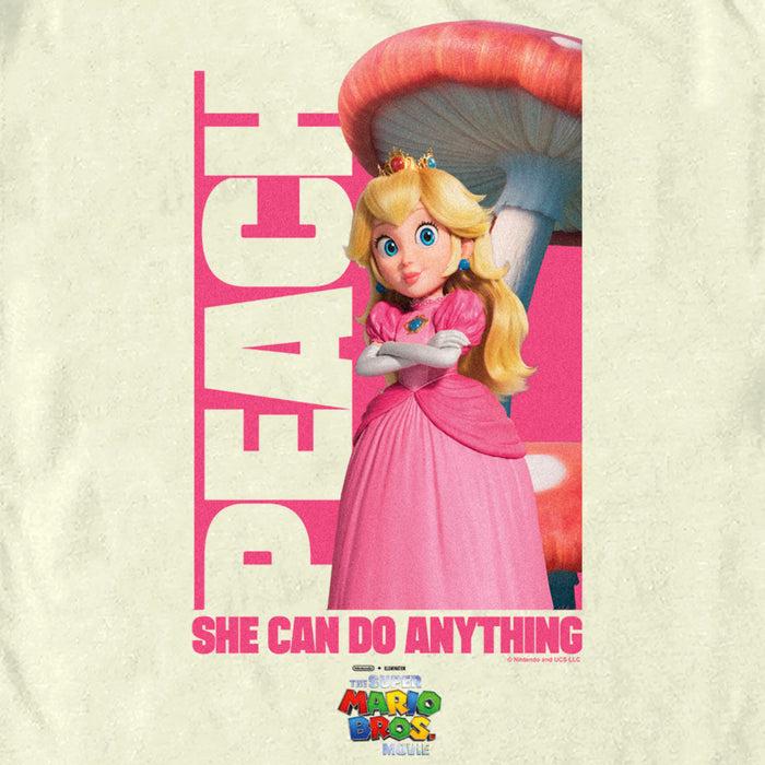 Fifth Sun Men's The Super Mario Bros. Movie Peach She Can Do Anything T-Shirt