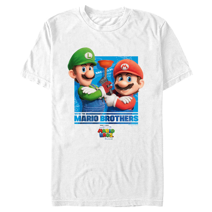 fifth sun Men's The Super Mario Bros. Movie We're the Mario Brothers T-Shirt