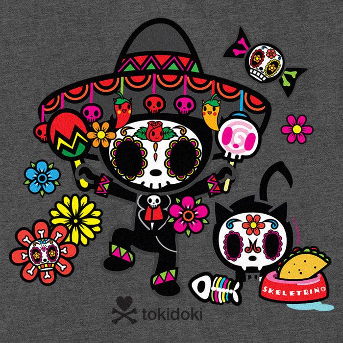 Fifth Sun Men's Tokidoki Dia De Los Muertos Adios And Skeletrino T-Shirt