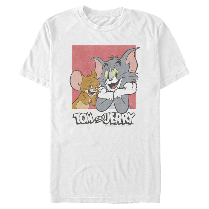 fifth sun Men's Tom and Jerry Tom and Jerry Innocent Rivalry T-Shirt