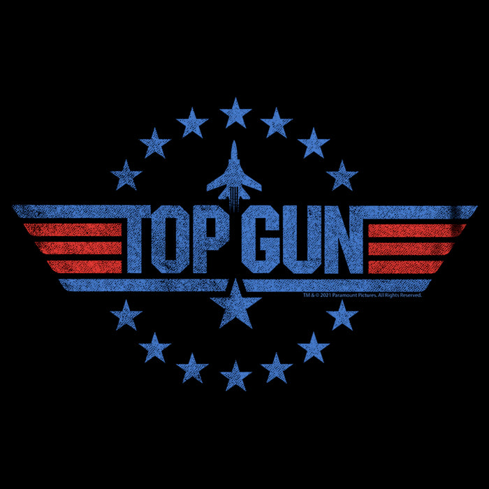 Fifth Sun Men's Top Gun Circle Of Stars Logo T-Shirt