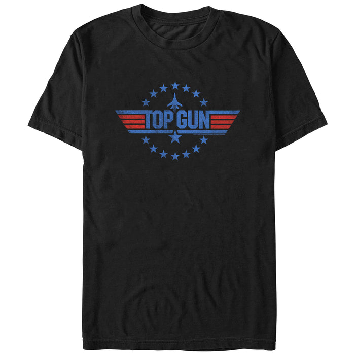 fifth sun Men's Top Gun Circle of Stars Logo T-Shirt