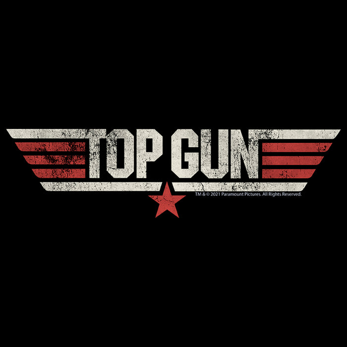 Fifth Sun Men's Top Gun Distressed Movie Logo T-Shirt