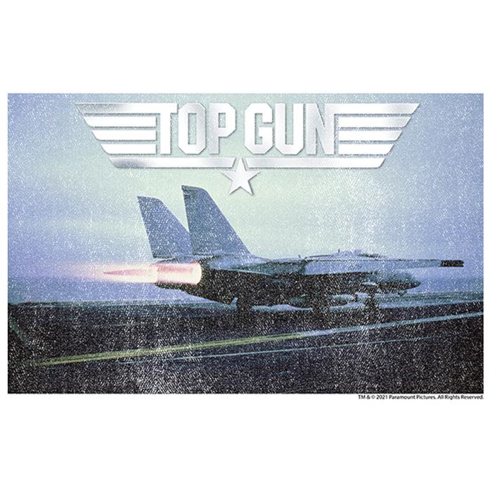 Fifth Sun Men's Top Gun Fighter Jet Ready For Takeoff Distressed T-Shirt