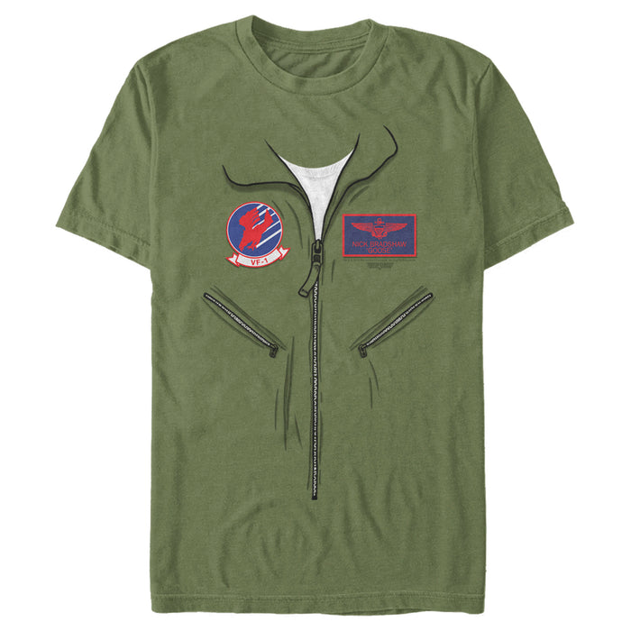 fifth sun Men's Top Gun Nick "Goose" Bradshaw Costume T-Shirt