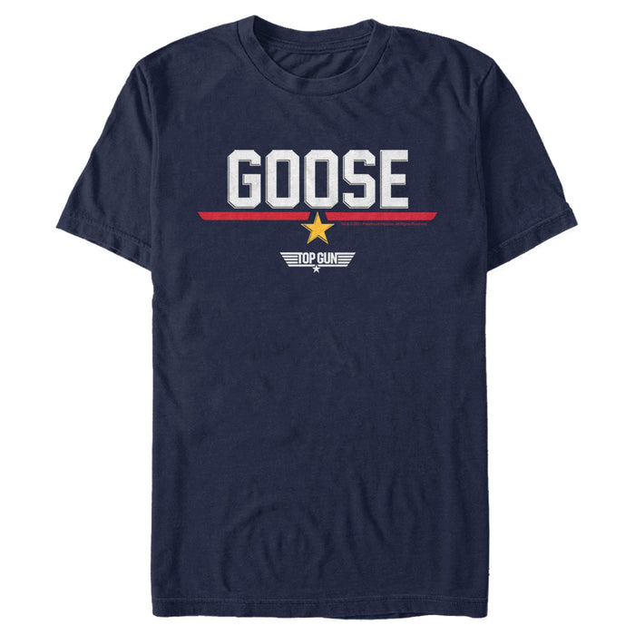 fifth sun Men's Top Gun Nick "Goose" Bradshaw Logo T-Shirt