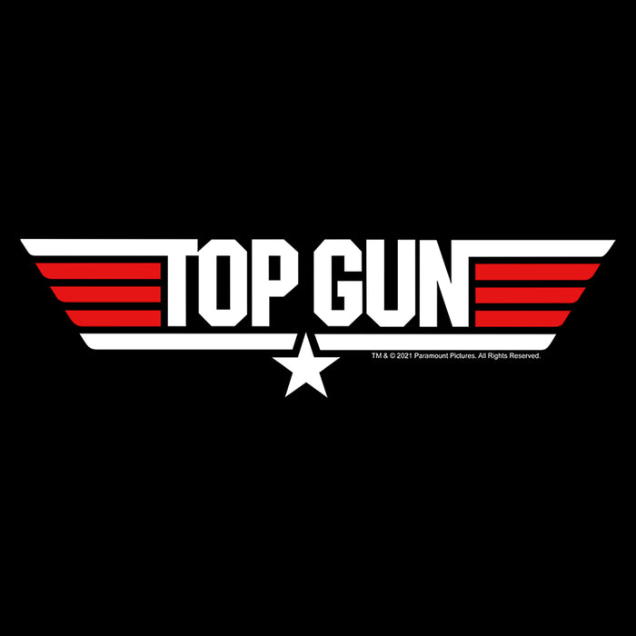 Fifth Sun Men's Top Gun Red And White Movie Logo T-Shirt