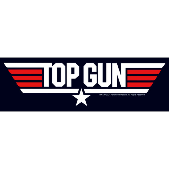 Fifth Sun Men's Top Gun Red And White Movie Logo T-Shirt