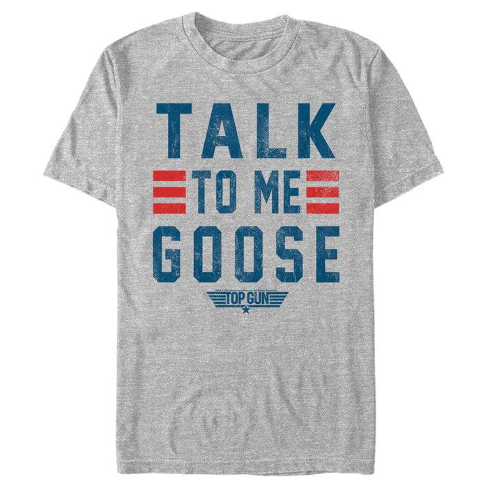 fifth sun Men's Top Gun Talk to Me Goose Quote T-Shirt
