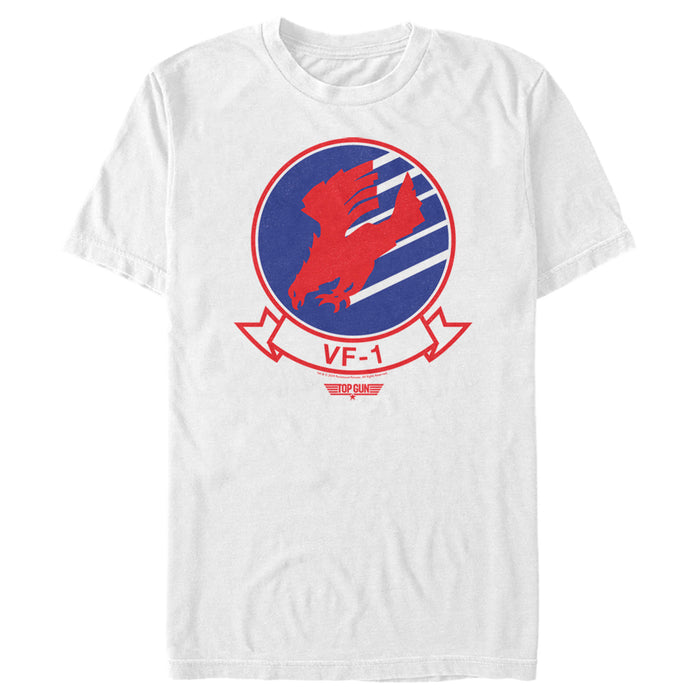 fifth sun Men's Top Gun VF-1 Fighter Squadron Logo T-Shirt