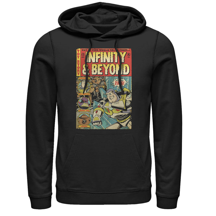 fifth sun Men's Toy Story Buzz Lightyear Comic Cover Pull Over Hoodie