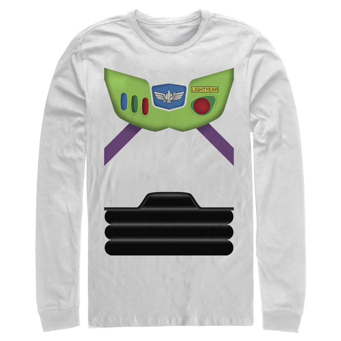 Fifth Sun Men's Toy Story Buzz Lightyear Costume Tee Long Sleeve Shirt