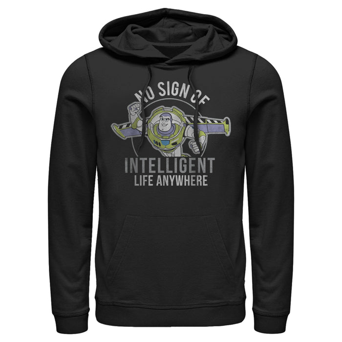 Fifth Sun Men's Toy Story Buzz No Sign Of Intelligent Life Pull Over Hoodie