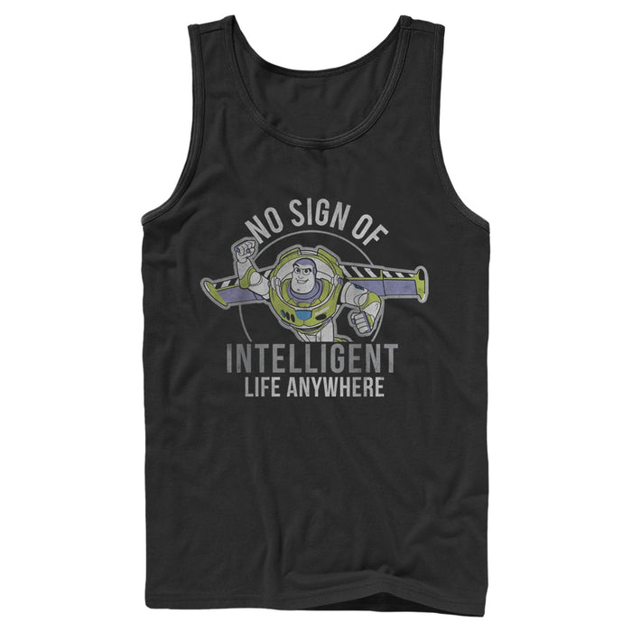 Fifth Sun Men's Toy Story Buzz No Sign Of Intelligent Life Tank Top