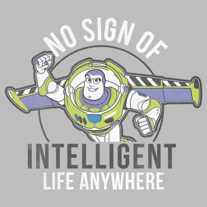 Fifth Sun Men's Toy Story Buzz No Sign Of Intelligent Life T-Shirt