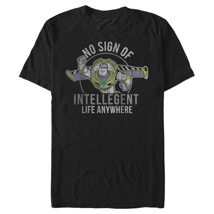 Fifth Sun Men's Toy Story Buzz No Sign Of Intelligent Life T-Shirt