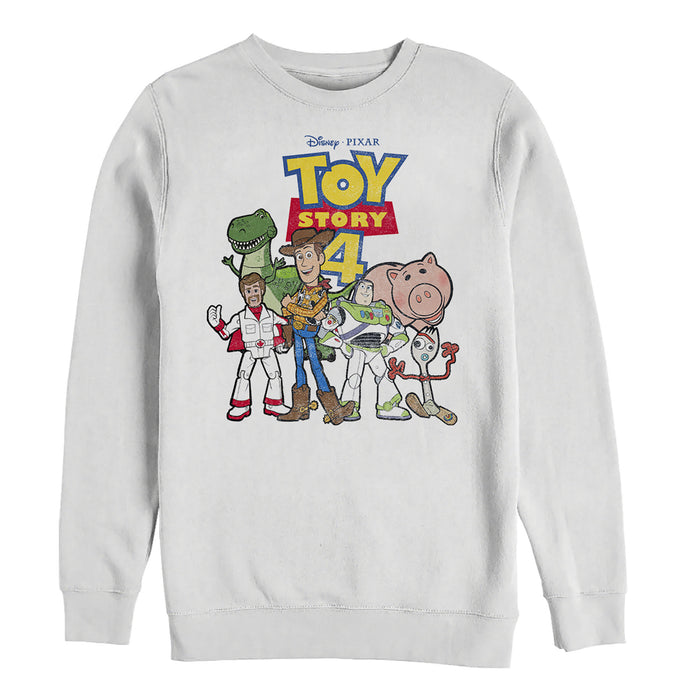Fifth Sun Men's Toy Story Character Logo Party Sweatshirt