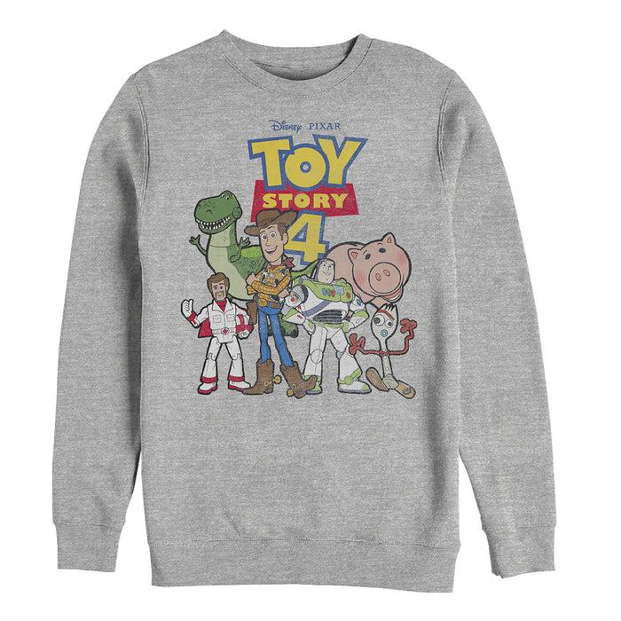 fifth sun Men's Toy Story Character Logo Party Sweatshirt