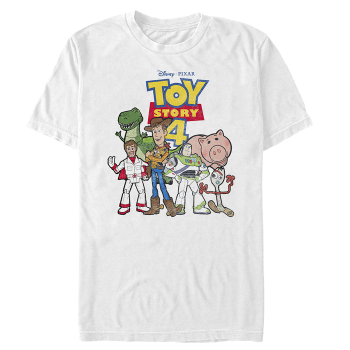 Fifth Sun Men's Toy Story Character Logo Party T-Shirt
