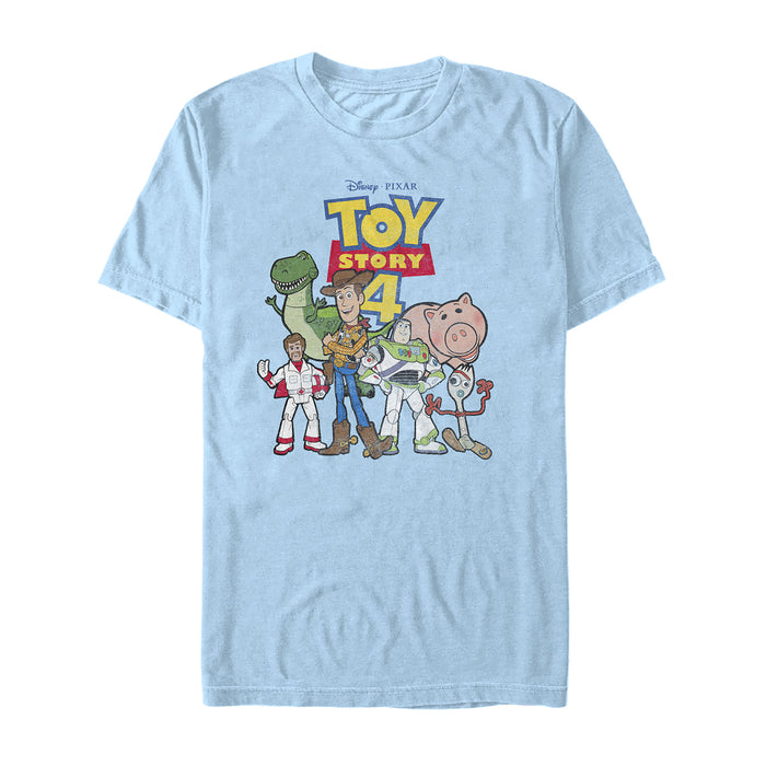 fifth sun Men's Toy Story Character Logo Party T-Shirt