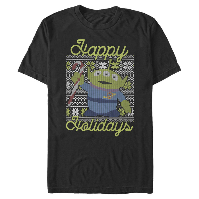 Fifth Sun Men's Toy Story Christmas Alien Holidays T-Shirt