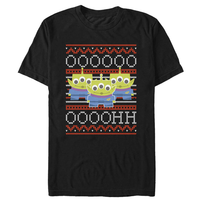 fifth sun Men's Toy Story Christmas Alien Ugly Sweater T-Shirt