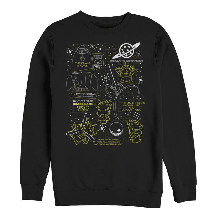 fifth sun Men's Toy Story Claw is Our Master Sweatshirt