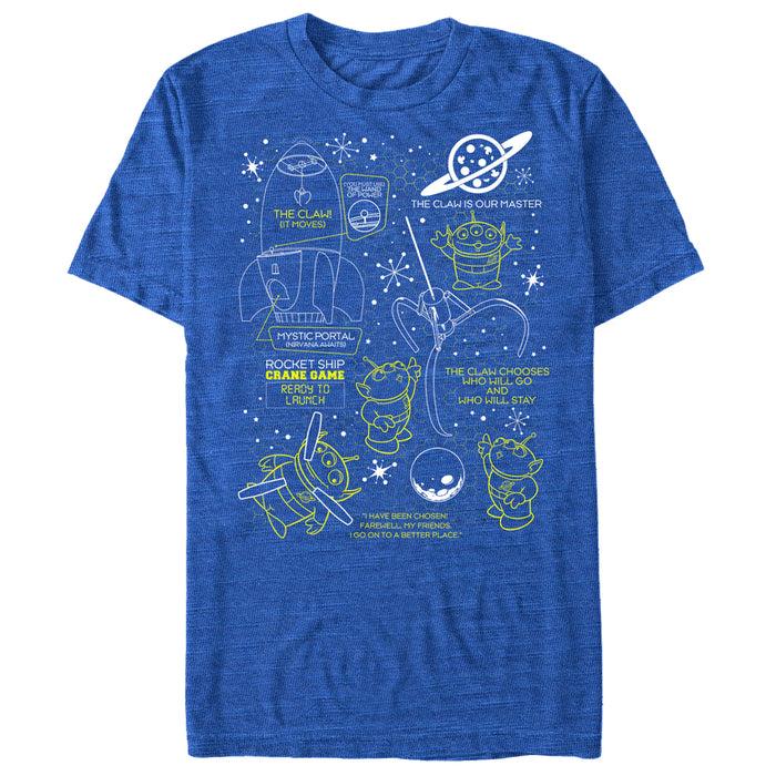 Fifth Sun Men's Toy Story Claw Is Our Master T-Shirt