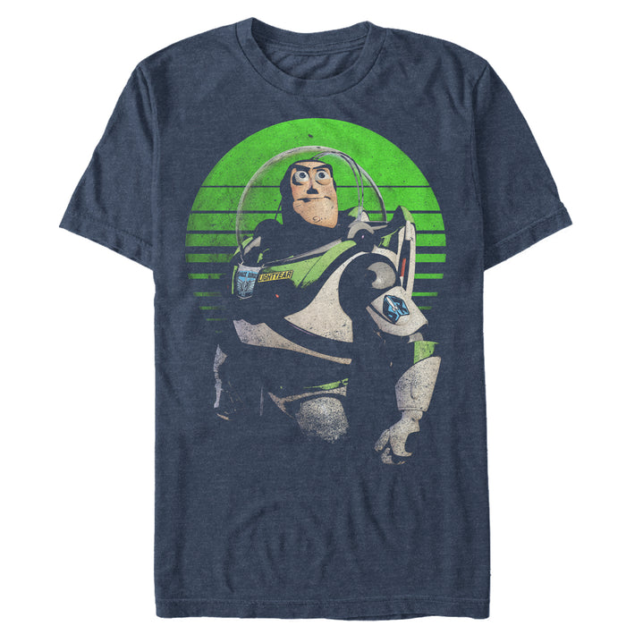 fifth sun Men's Toy Story Distressed Buzz Lightyear Pose T-Shirt