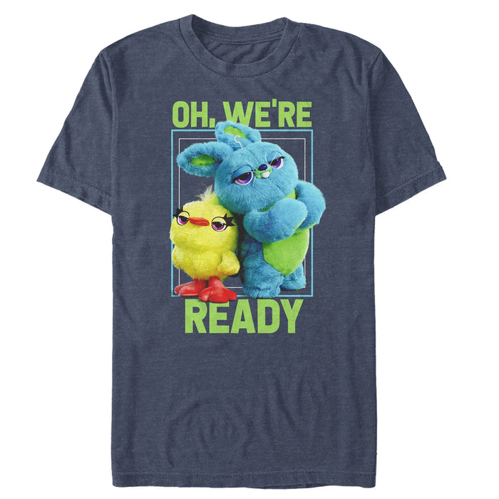 fifth sun Men's Toy Story Ducky & Bunny Ready Pose T-Shirt